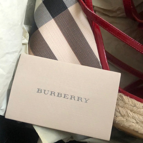 SOLD Burberry Wedges - Picture 6 of 9